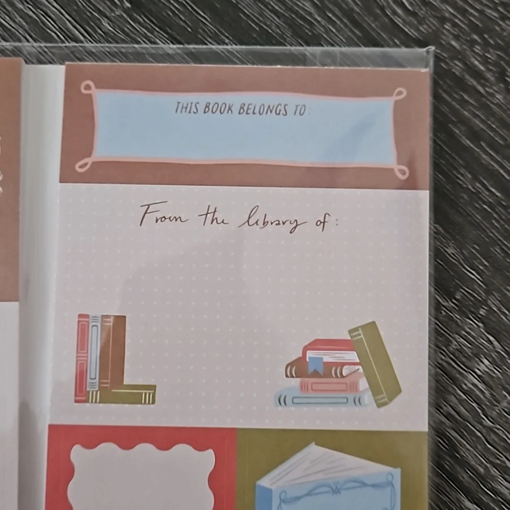 New Sealed Pack of 80 Customizable Book Plate Stickers from Barnes and Noble